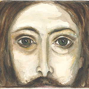 Here I Am Lord  -  calligraphy detail